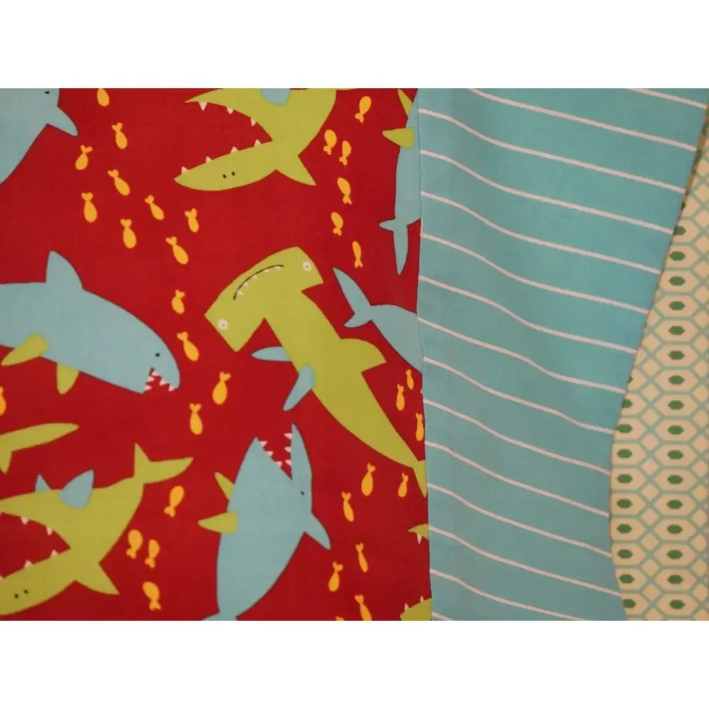 Shark Tank! Single Standard Pillowcase made of 100% Designer Quilting Cotton